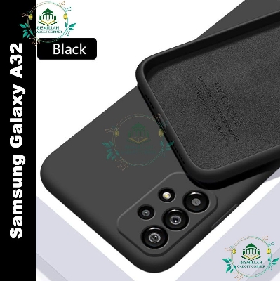 Picture of Premium Liquid Silicone Phone case for samsung galaxy a32 Liquid Silicon Mobile Back Case Soft Silicone Phone Cover