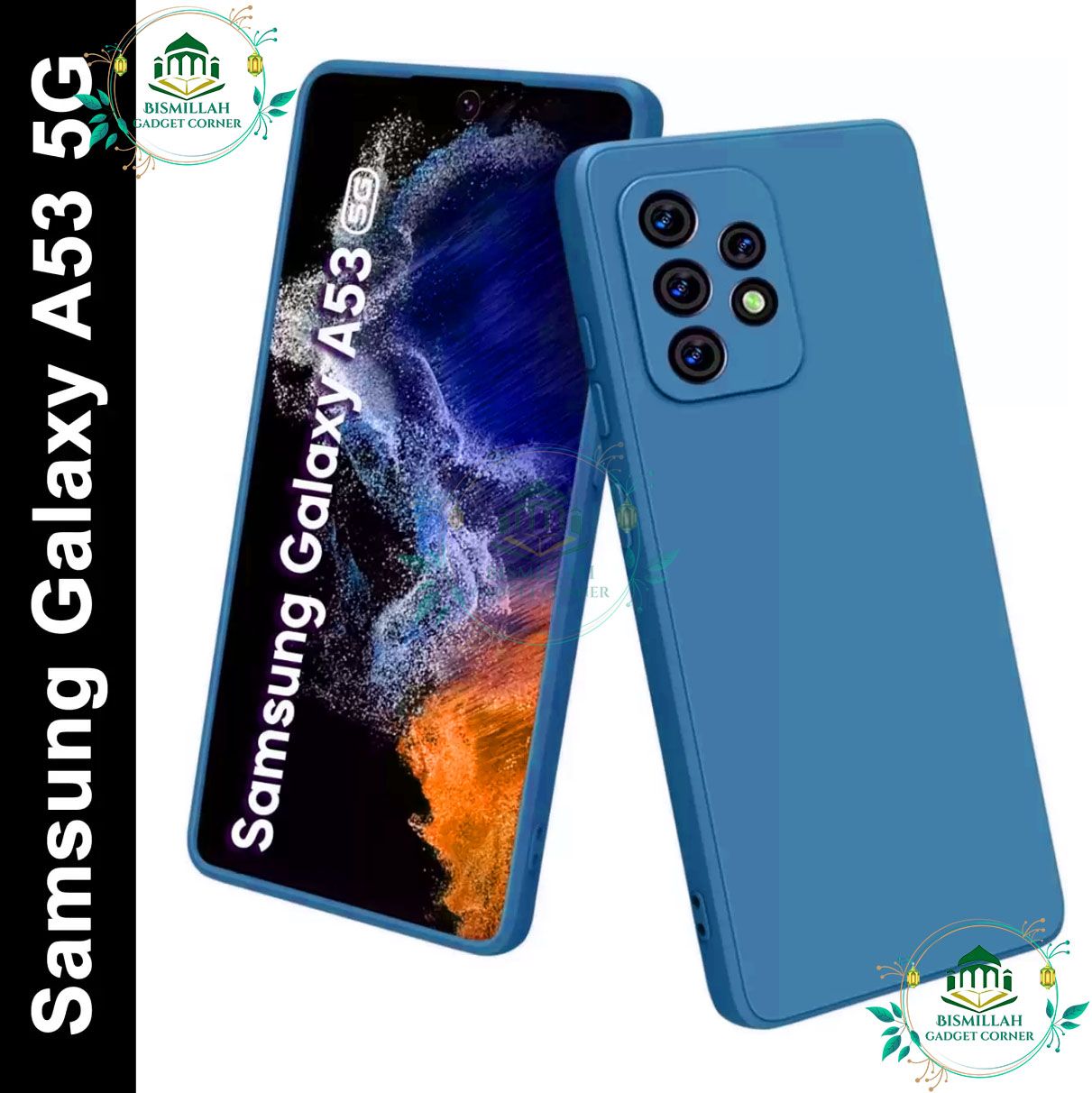 Picture of Premium Liquid Silicone Phone case for Samsung Galaxy A53 5G Liquid Silicon Mobile Back Case Soft Silicone Phone Cover