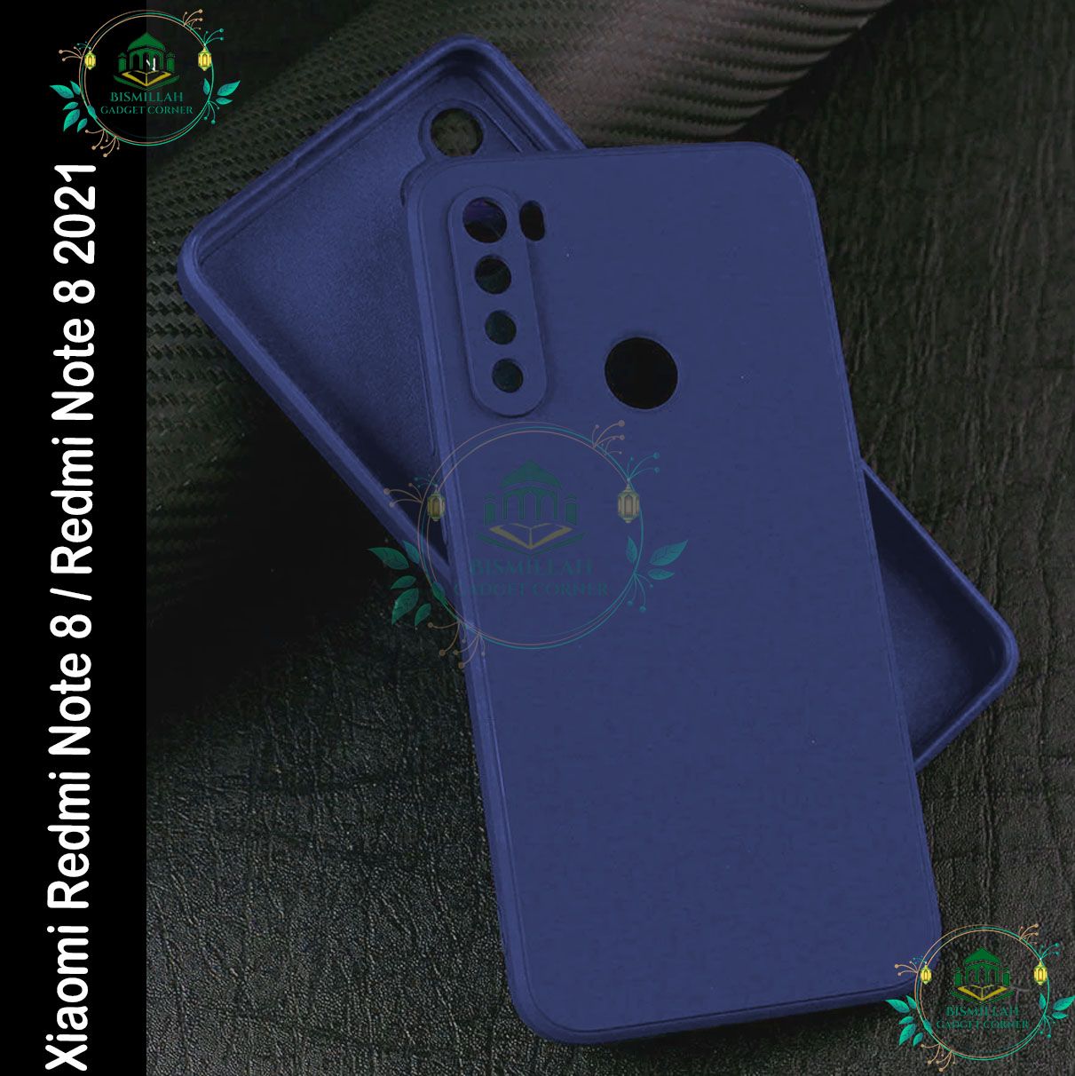 Picture of Premium Liquid Silicone Phone case for Xiaomi Redmi Note 8 / Redmi Note 8 2021 Liquid Silicon Mobile Back Case Soft Silicone Phone Cover