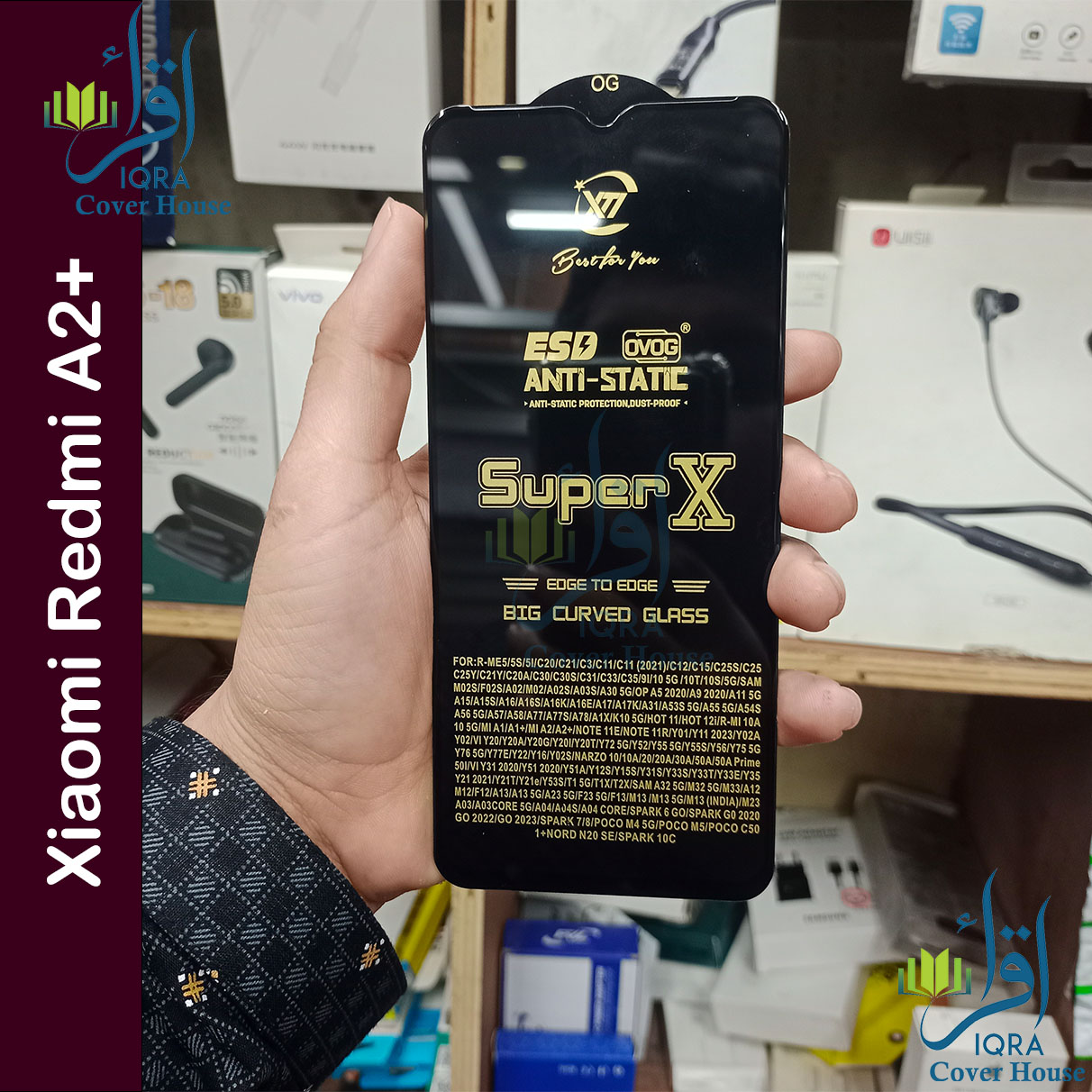 Picture of Super X For Xiaomi Redmi A2+ / Xiaomi Redmi A2 plus Tempered Gorilla Glass Screen Protector