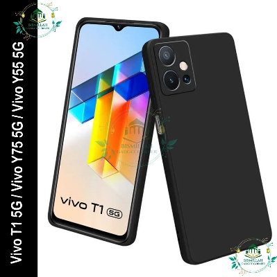 Picture of Premium Liquid Silicone Phone case for Vivo T1 5G / Vivo Y75 5G / Vivo Y55 5G Liquid Silicon Mobile Back Case Soft Silicone Phone Cover