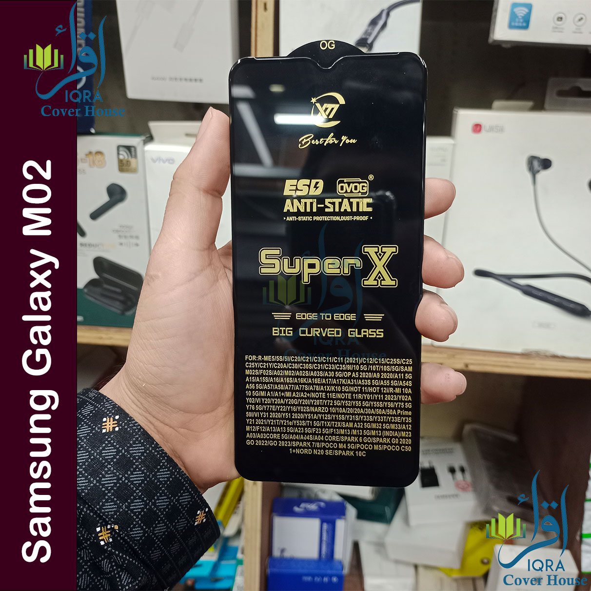 Picture of Super X For Samsung Galaxy M02 Tempered Gorilla Glass Screen Protector