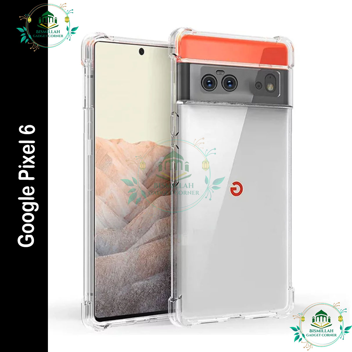 Picture of Transparent back cover For Google Pixel 6 Luxury transparent Protect Back Cover Soft Case