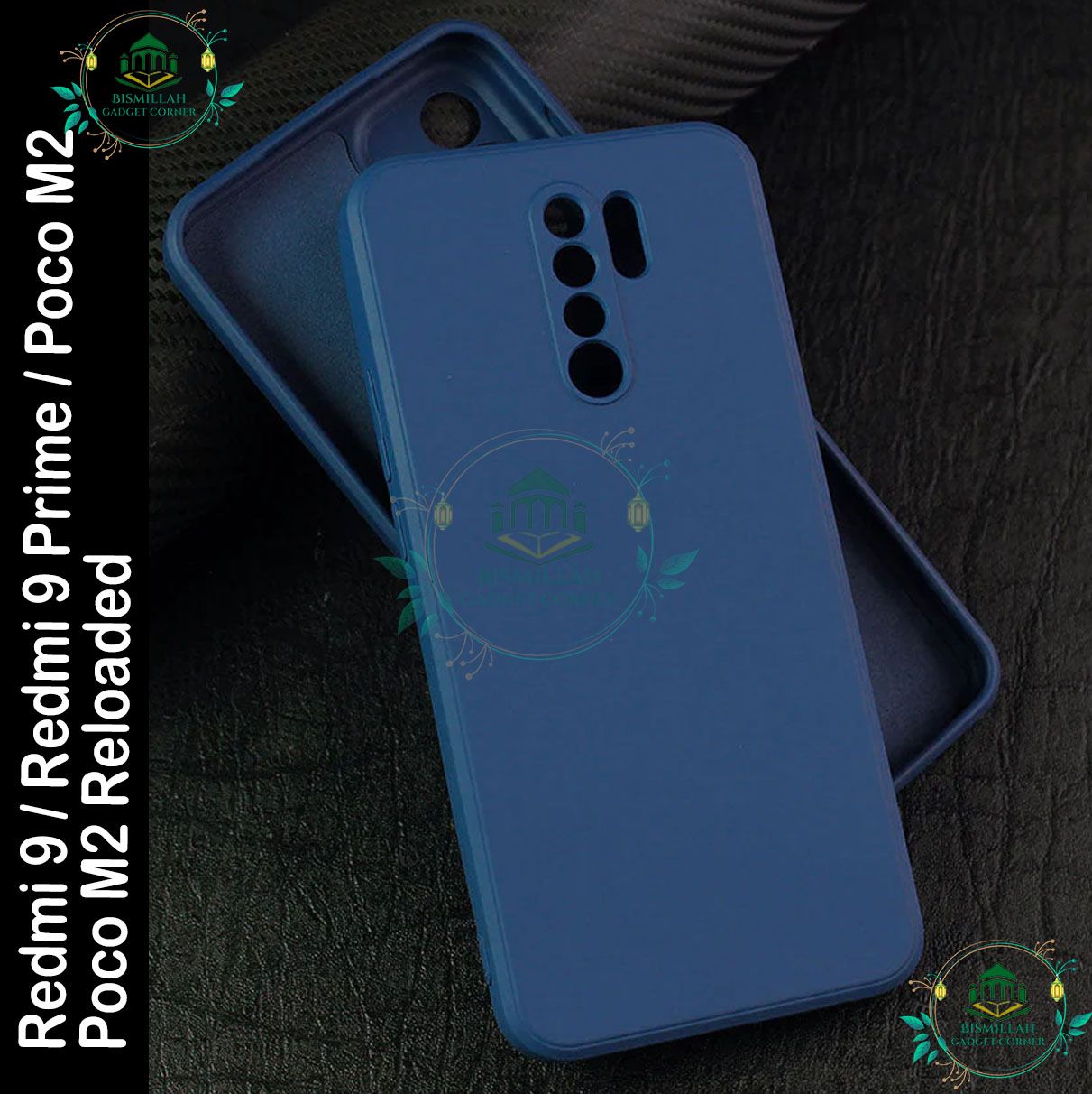 Picture of Premium Liquid Silicone Phone case for Xiaomi Redmi 9 / Redmi 9 Prime / Poco M2 / Poco M2 Reloaded Liquid Silicon Mobile Back Case Soft Silicone Phone Cover