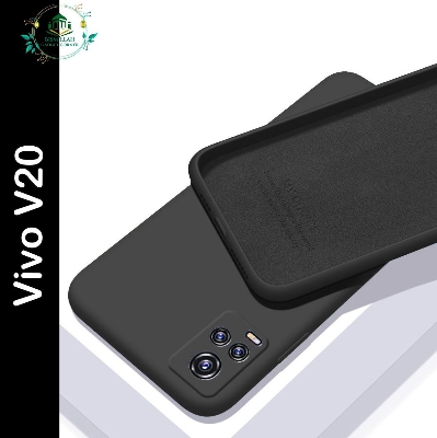 Picture of Premium Liquid Silicone Phone case for Vivo V20 Liquid Silicon Mobile Back Case Soft Silicone Phone Cover