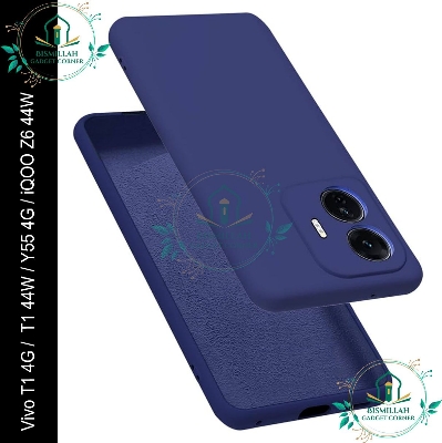 Picture of Premium Liquid Silicone Phone case for Vivo T1 4G / vivo T1 44W / Vivo Y55 4G / vivo iQOO Z6 44W Liquid Silicon Mobile Back Case Soft Silicone Phone Cover