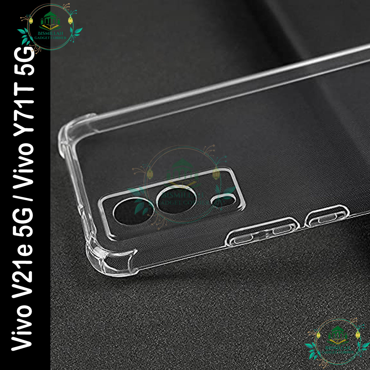 Picture of Transparent back cover For Vivo V21e 5G / Vivo Y71T 5G Luxury transparent Protect Back Cover Soft Case