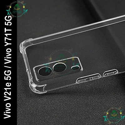 Picture of Transparent back cover For Vivo V21e 5G / Vivo Y71T 5G Luxury transparent Protect Back Cover Soft Case