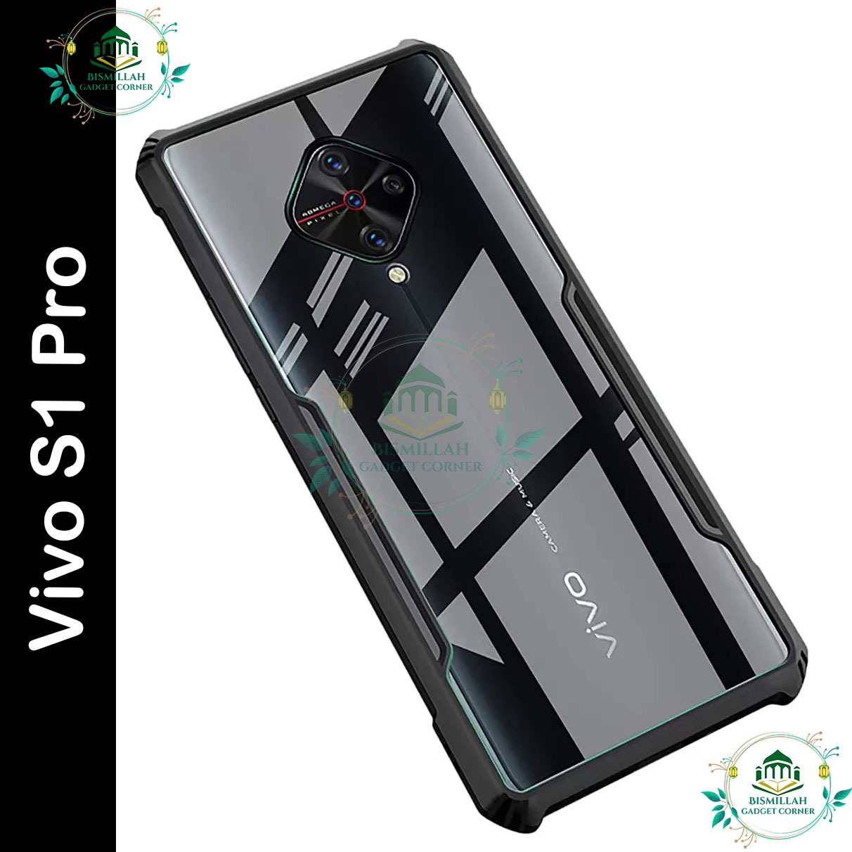 Picture of Xundd Back Cover for Vivo S1 Pro Transparent Hybrid Hard PC Back Bumper