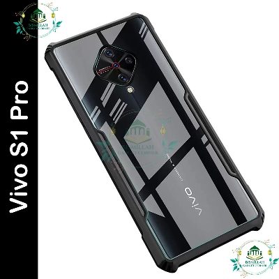 Picture of Xundd Back Cover for Vivo S1 Pro Transparent Hybrid Hard PC Back Bumper