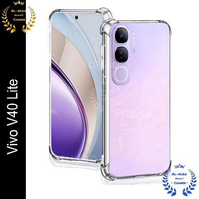 Picture of Transparent back cover For Vivo V40 Lite 5G Luxury transparent Protect Back Cover Soft Case