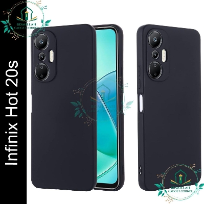 Picture of Premium Liquid Silicone Phone case for Infinix Hot 20s Liquid Silicon Mobile Back Case Soft Silicone Phone Cover
