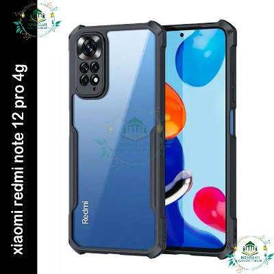 Picture of Xundd Back Cover for Xiaomi Redmi Note 12 pro 4g Transparent Hybrid Hard PC Back Bumper