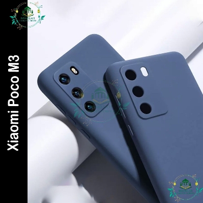 Picture of Premium Liquid Silicone Phone case for Xiaomi Poco M3 Liquid Silicon Mobile Back Case Soft Silicone Phone Cover