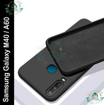 Picture of Premium Liquid Silicone Phone case for Samsung Galaxy M40 / Samsung Galaxy A60 Liquid Silicon Mobile Back Case Soft Silicone Phone Cover