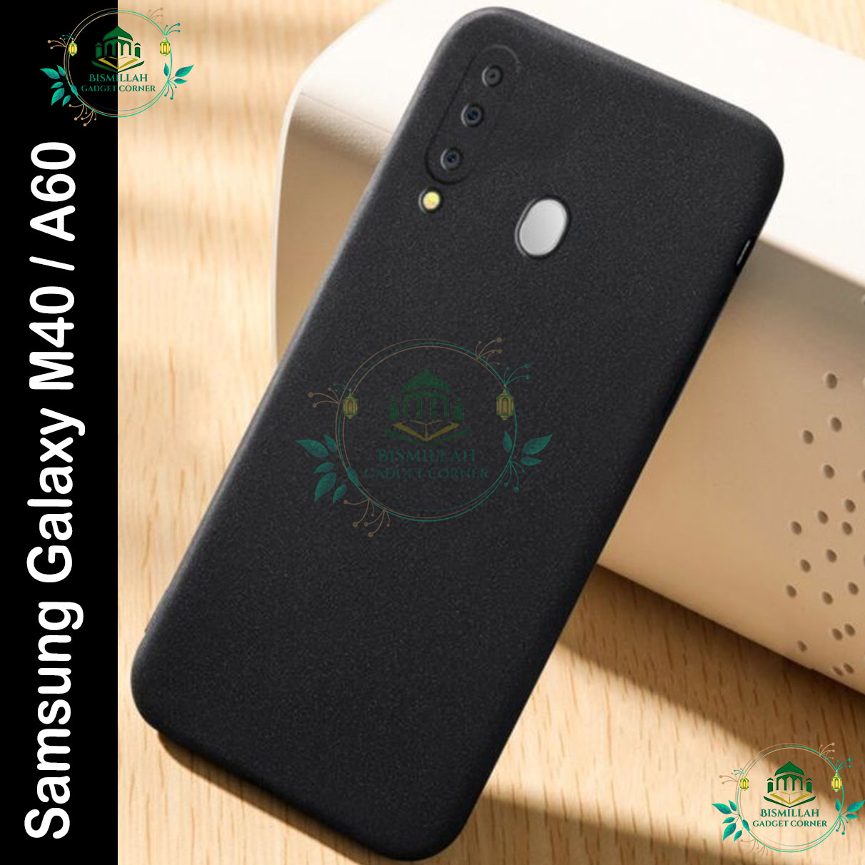 Picture of Premium Liquid Silicone Phone case for Samsung Galaxy M40 / Samsung Galaxy A60 Liquid Silicon Mobile Back Case Soft Silicone Phone Cover