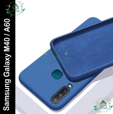 Picture of Premium Liquid Silicone Phone case for Samsung Galaxy M40 / Samsung Galaxy A60 Liquid Silicon Mobile Back Case Soft Silicone Phone Cover