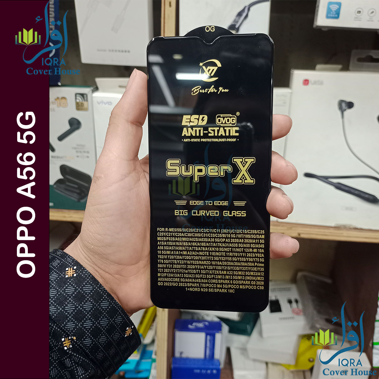 Picture of Super X For OPPO A56 5G Tempered Gorilla Glass Screen Protector