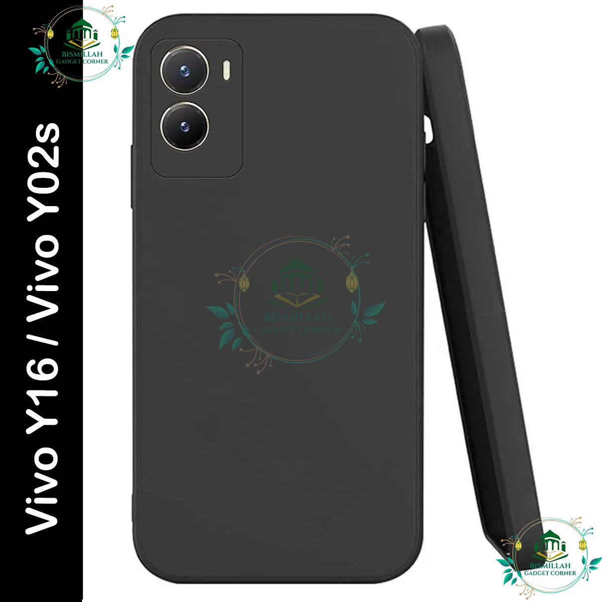 Picture of Premium Liquid Silicone Phone case for Vivo Y16 / Vivo Y02s  Liquid Silicon Mobile Back Case Soft Silicone Phone Cover