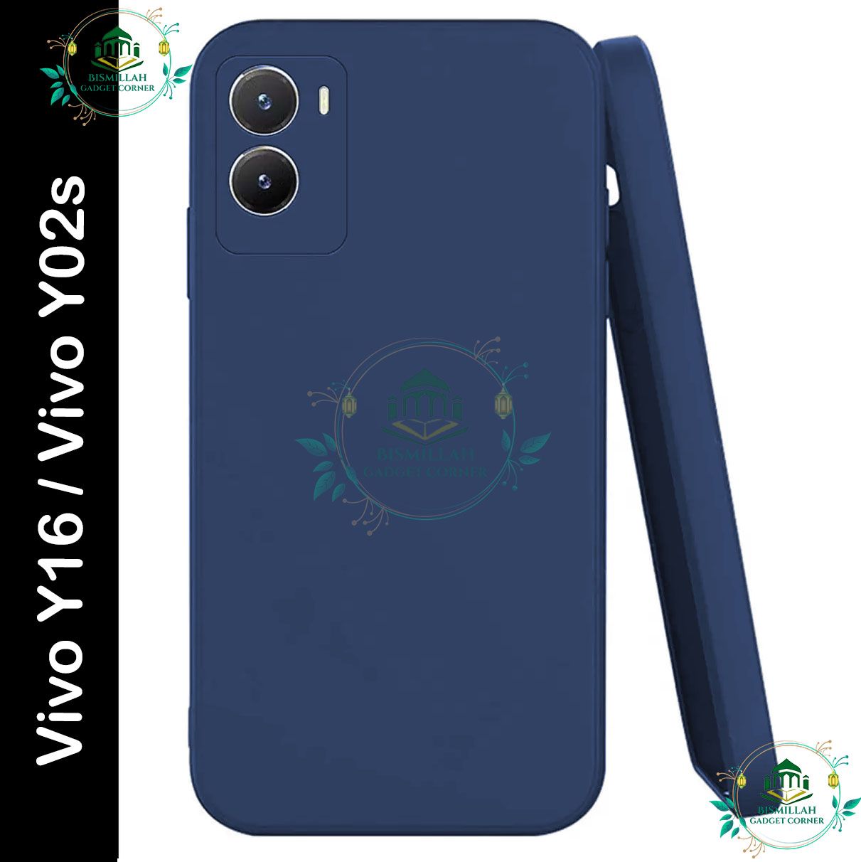 Picture of Premium Liquid Silicone Phone case for Vivo Y16 / Vivo Y02s  Liquid Silicon Mobile Back Case Soft Silicone Phone Cover
