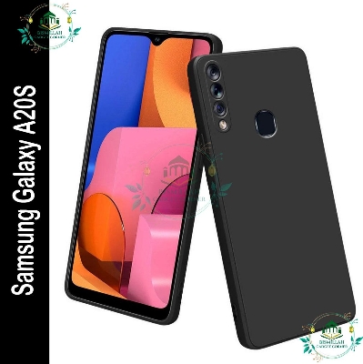 Picture of Premium Liquid Silicone Phone case for Samsung Galaxy A20s Liquid Silicon Mobile Back Case Soft Silicone Phone Cover