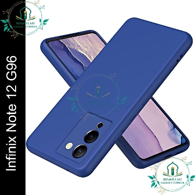 Picture of Premium Liquid Silicone Phone case for Infinix Note 12 G96 Liquid Silicon Mobile Back Case Soft Silicone Phone Cover