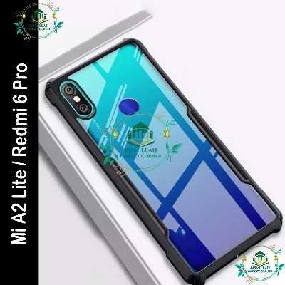 Picture of Xundd Back Cover for Xiaomi Mi A2 Lite / Redmi 6 Pro Transparent Hybrid Hard PC Back Bumper