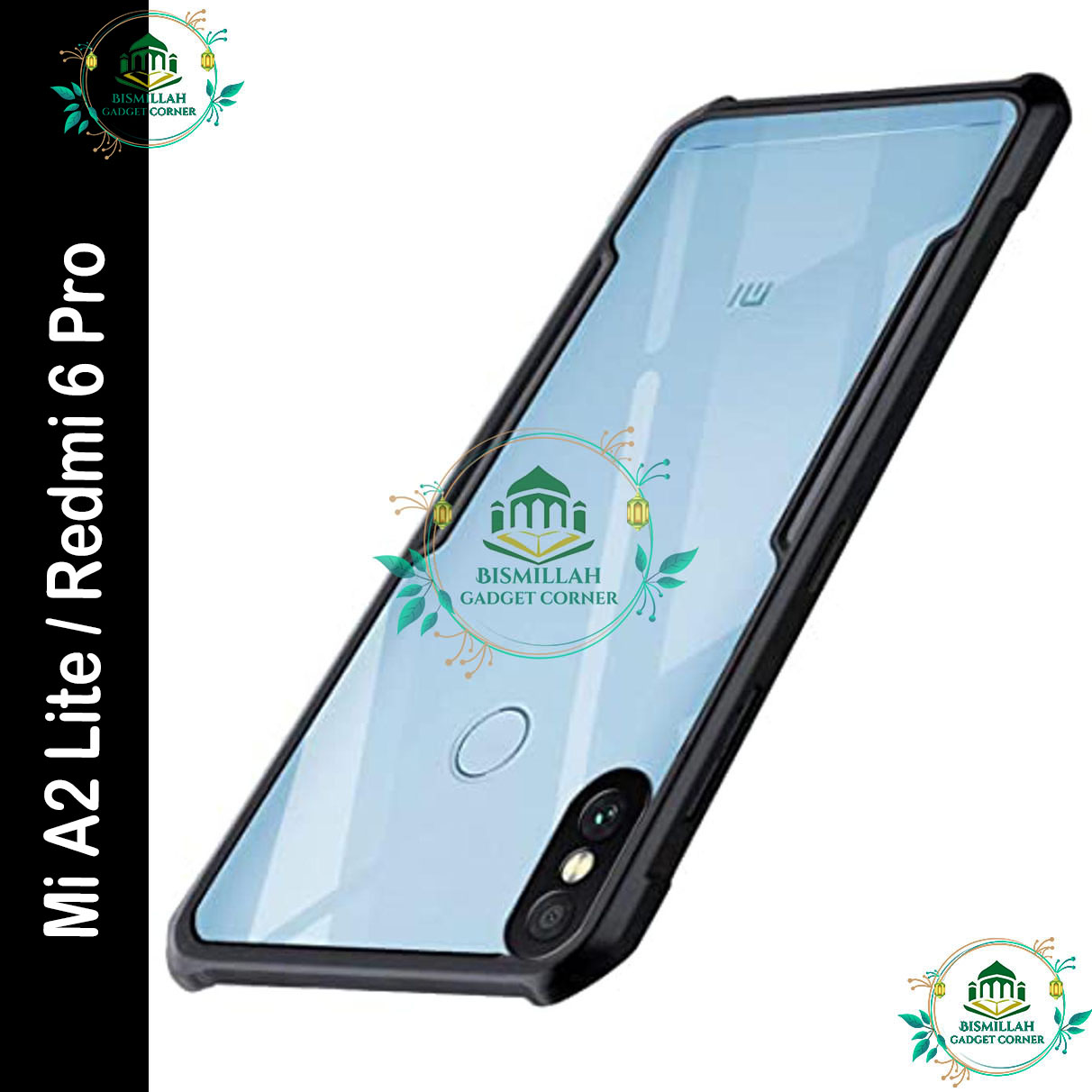Picture of Xundd Back Cover for Xiaomi Mi A2 Lite / Redmi 6 Pro Transparent Hybrid Hard PC Back Bumper