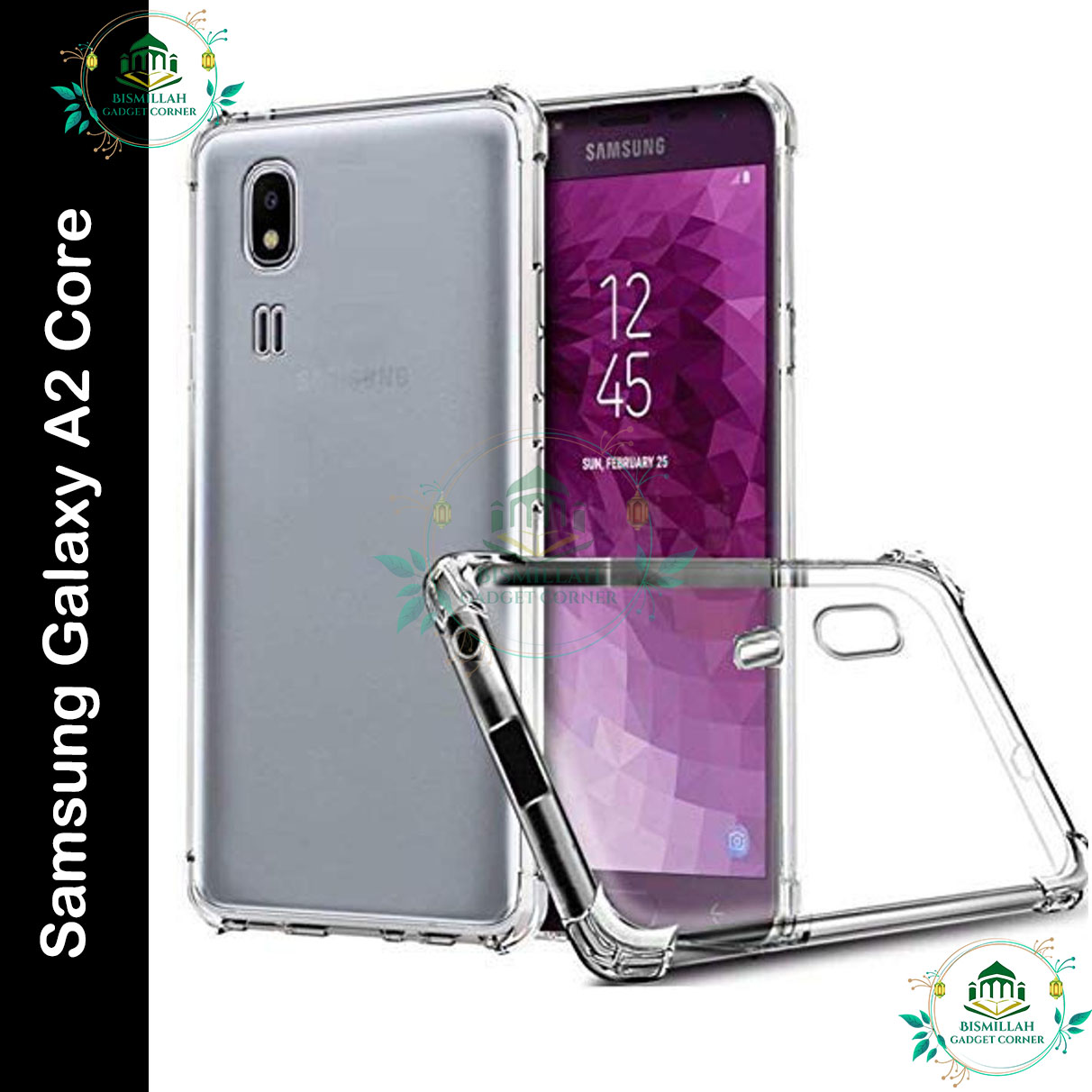 Picture of Transparent back cover For Samsung Galaxy A2 Core Luxury transparent Protect Back Cover Soft Case