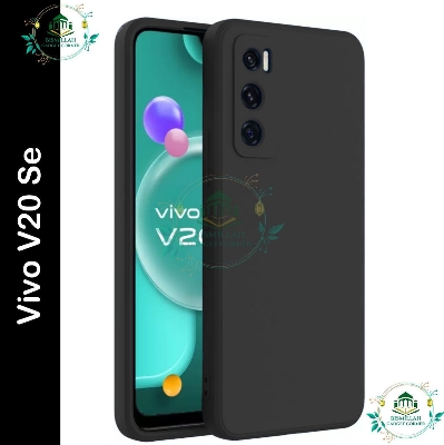Picture of Premium Liquid Silicone Phone case for Vivo V20 se ( v20se ) Liquid Silicon Mobile Back Case Soft Silicone Phone Cover