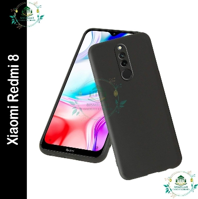 Picture of Premium Liquid Silicone Phone case for Xiaomi Redmi 8 Liquid Silicon Mobile Back Case Soft Silicone Phone Cover