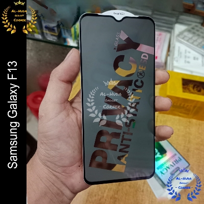 Picture of Privacy glass For  Samsung Galaxy F13 Tempered Gorilla Glass Privacy Screen Protector