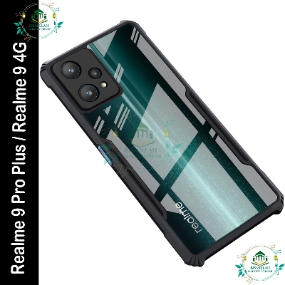 Picture of Xundd Back Cover for Realme 9 pro plus / Realme 9 4G Transparent Hybrid Hard PC Back Bumper