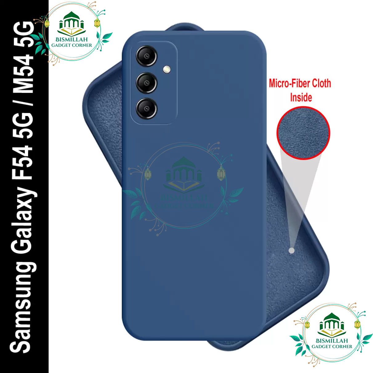 Picture of Premium Liquid Silicone Phone case for Samsung Galaxy M54 5G / Samsung Galaxy F54 5G Liquid Silicon Mobile Back Case Soft Silicone Phone Cover