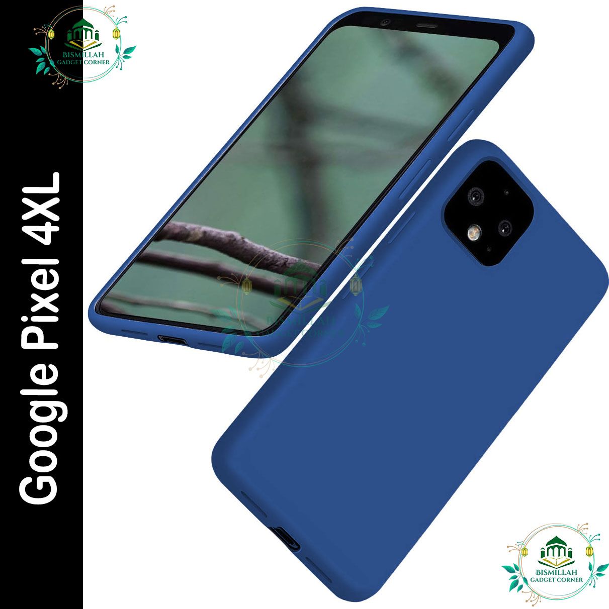 Picture of Premium Liquid Silicone Phone case for Google Pixel 4XL Liquid Silicon Mobile Back Case Soft Silicone Phone Cover