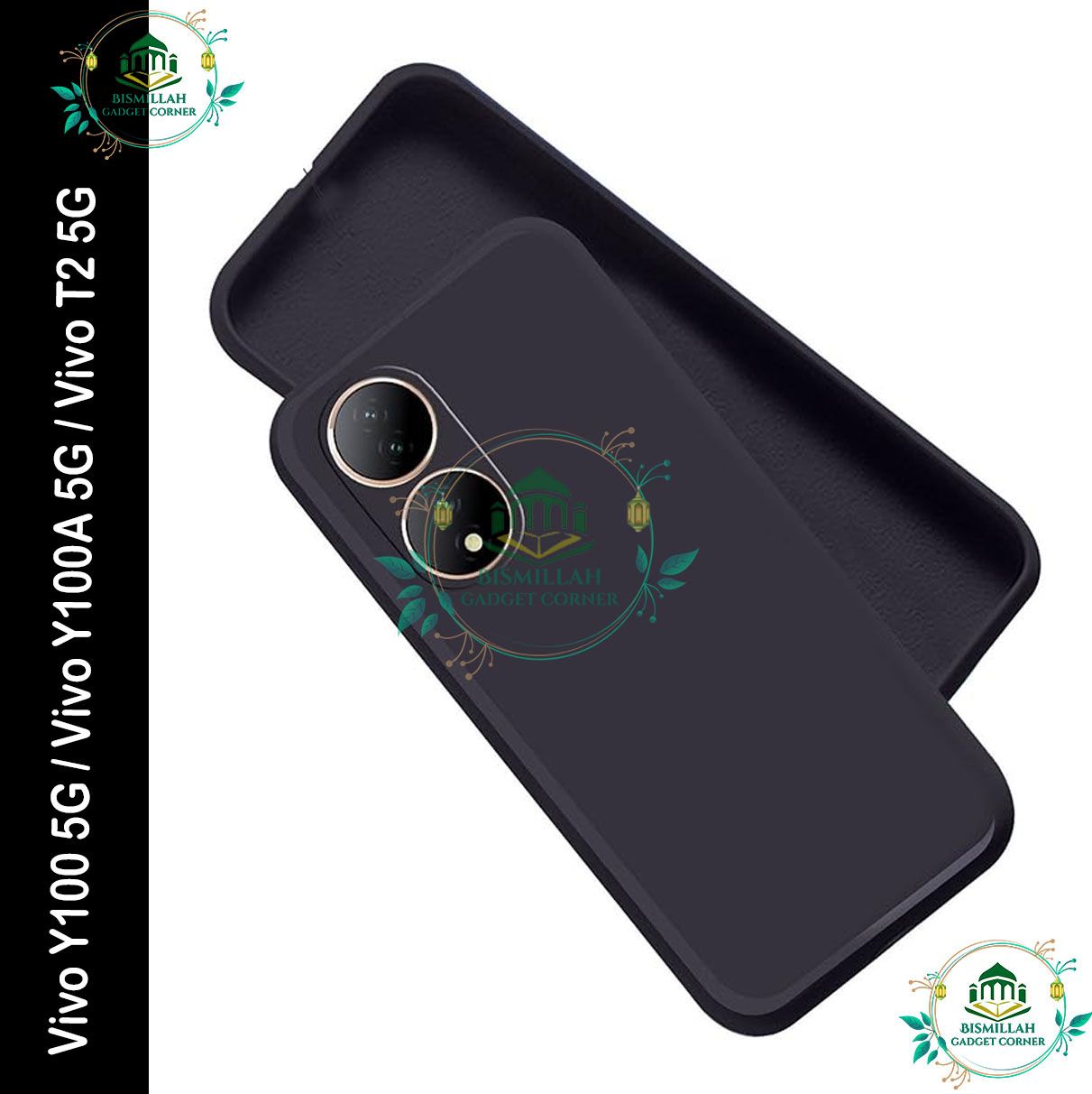 Picture of Premium Liquid Silicone Phone case for Vivo Y100 5G / Vivo Y100A 5G / Vivo T2 5G Liquid Silicon Mobile Back Case Soft Silicone Phone Cover