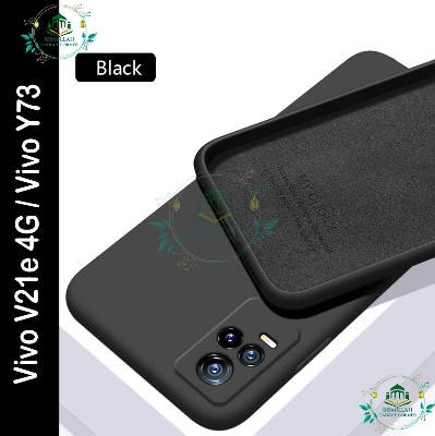 Picture of Premium Liquid Silicone Phone case for Vivo V21e 4G / Vivo Y73 Liquid Silicon Mobile Back Case Soft Silicone Phone Cover