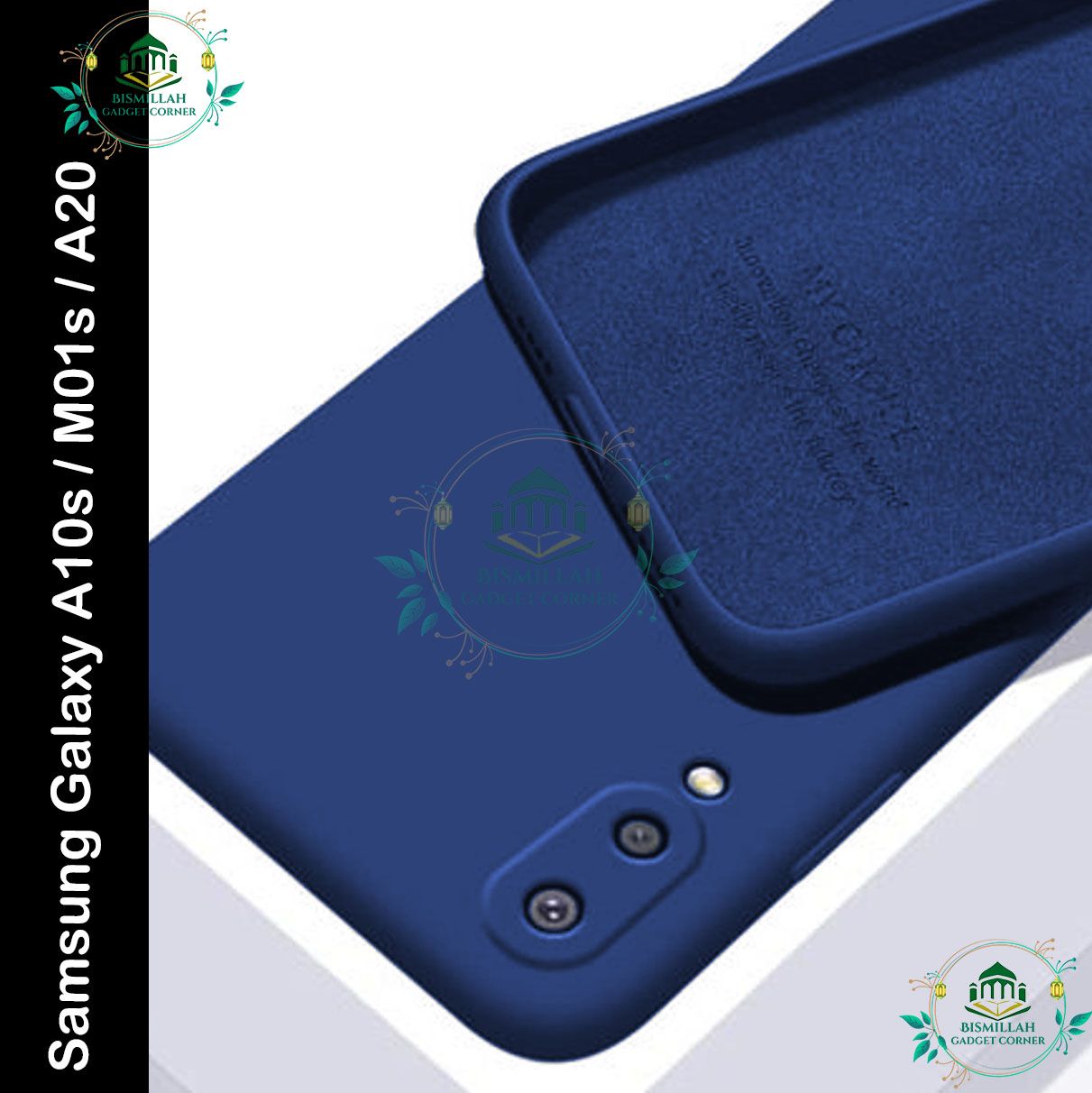 Picture of Premium Liquid Silicone Phone case for Samsung Galaxy A10s / Samsung Galaxy M01s / Samsung Galaxy A20 Liquid Silicon Mobile Back Case Soft Silicone Phone Cover