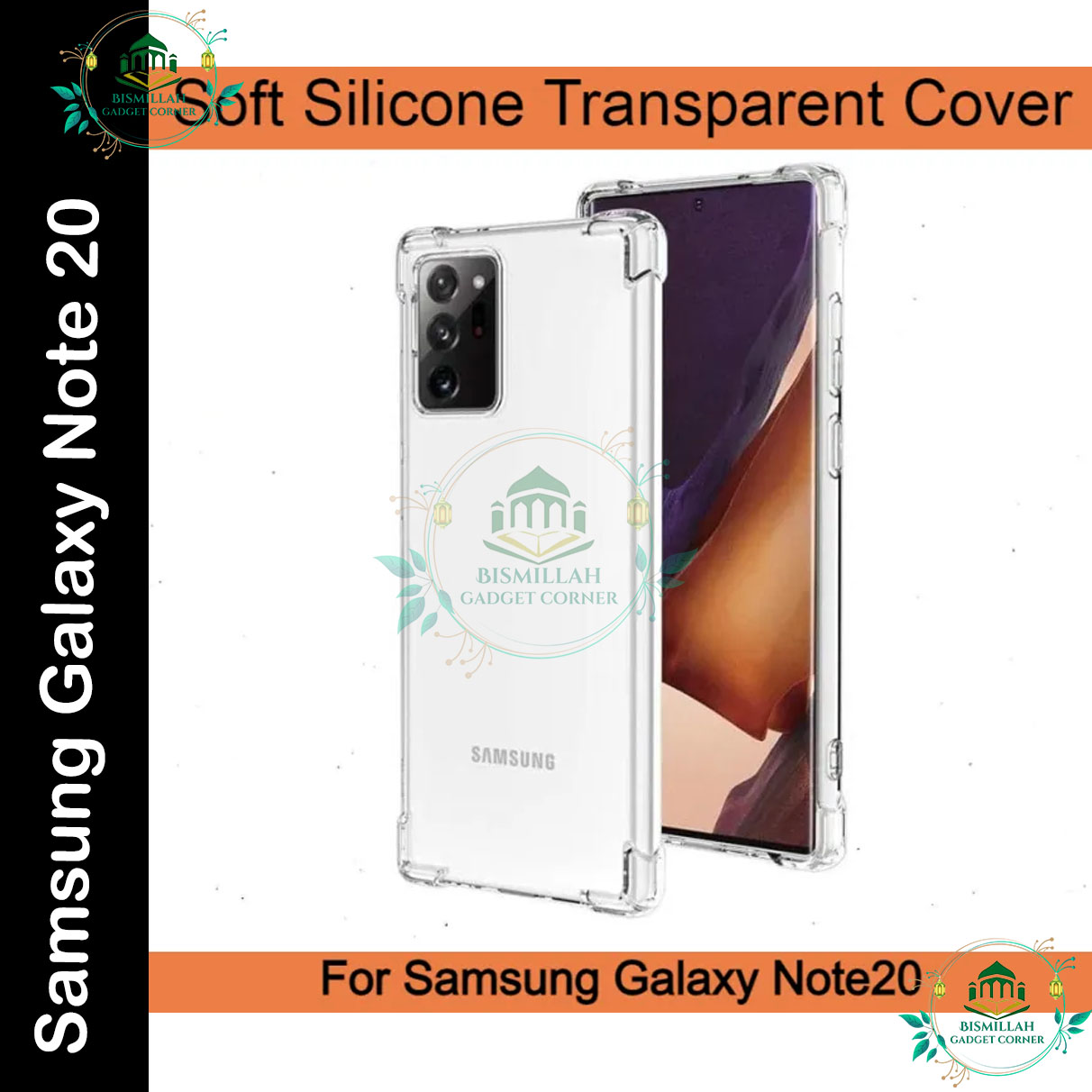 Picture of Transparent back cover For Samsung Galaxy Note 20 Luxury transparent Protect Back Cover Soft Case