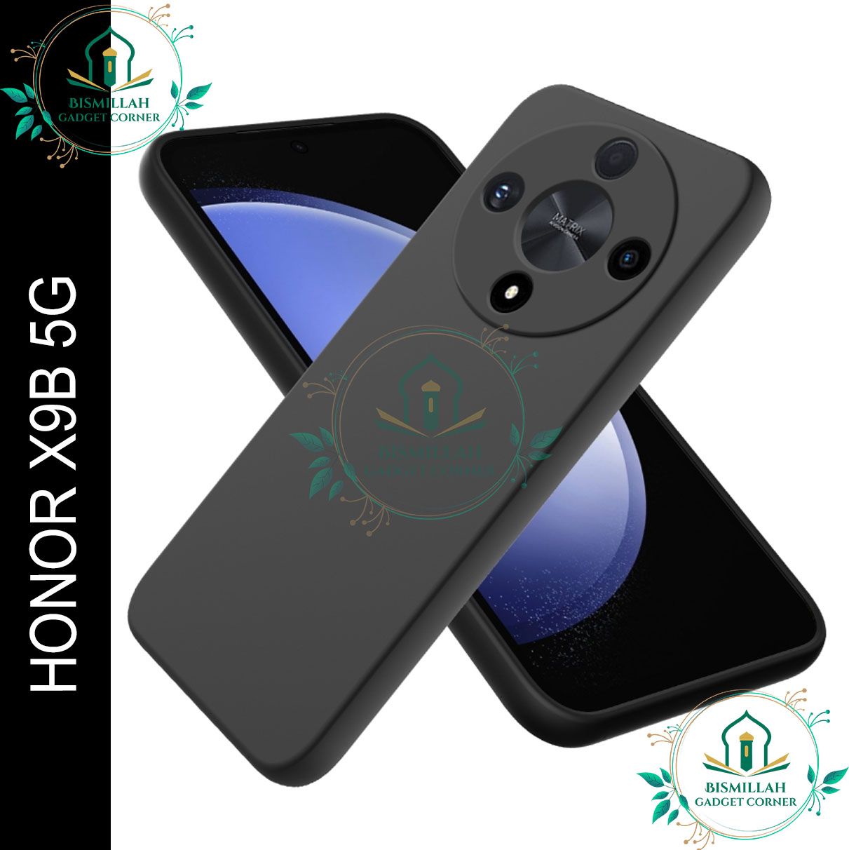 Picture of Premium Liquid Silicone Phone case for Honor X9b 5G Liquid Silicon Mobile Back Case Soft Silicone Phone Cover
