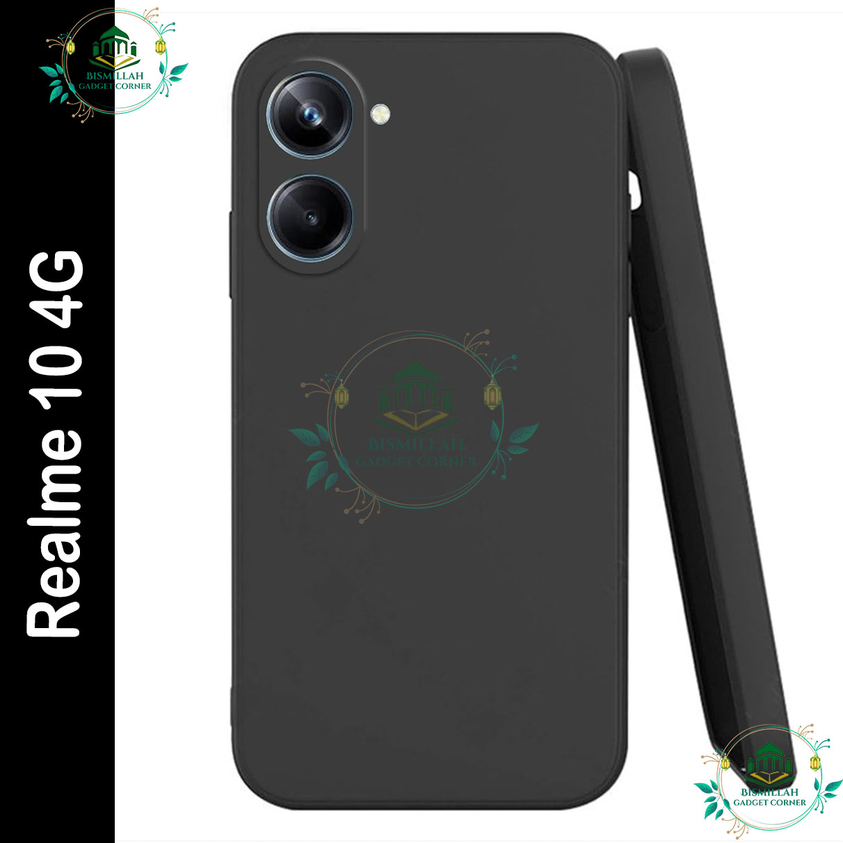 Picture of Premium Liquid Silicone Phone case for Realme 10 4G Liquid Silicon Mobile Back Case Soft Silicone Phone Cover