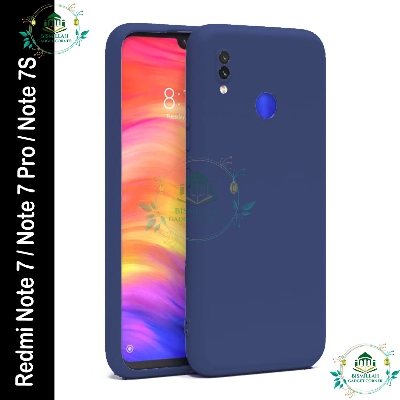Picture of Premium Liquid Silicone Phone case for Xiaomi Redmi Note 7 / Redmi Note 7 Pro / Redmi Note 7S Liquid Silicon Mobile Back Case Soft Silicone Phone Cover