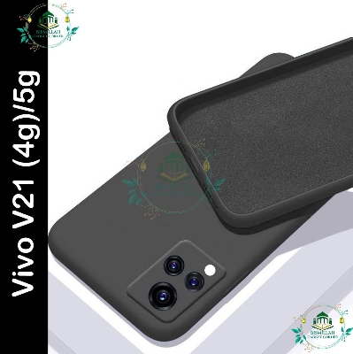 Picture of Premium Liquid Silicone Phone case for Vivo V21 (4g)/5g Liquid Silicon Mobile Back Case Soft Silicone Phone Cover