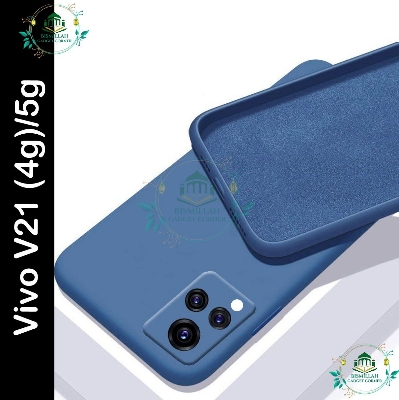 Picture of Premium Liquid Silicone Phone case for Vivo V21 (4g)/5g Liquid Silicon Mobile Back Case Soft Silicone Phone Cover