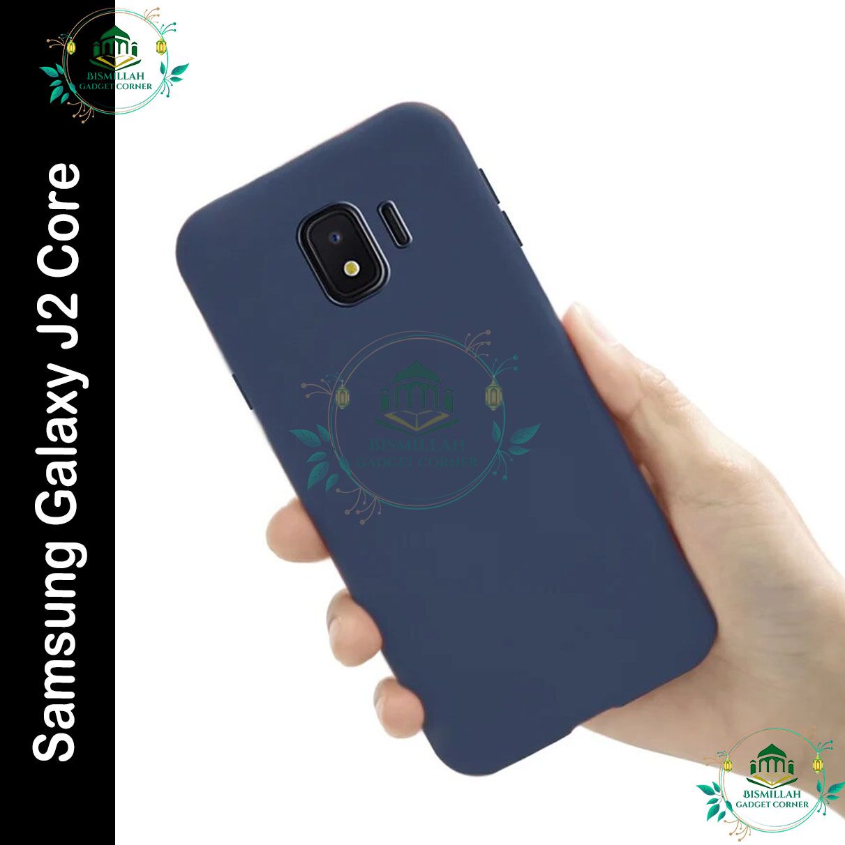 Picture of Premium Liquid Silicone Phone case for Samsung Galaxy J2 Core Liquid Silicon Mobile Back Case Soft Silicone Phone Cover