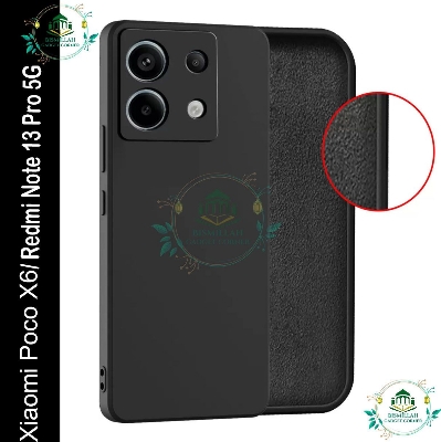 Picture of Premium Liquid Silicone Phone case for Xiaomi Redmi Note 13 Pro 5G / Xiaomi Poco X6 5G Liquid Silicon Mobile Back Case Soft Silicone Phone Cover