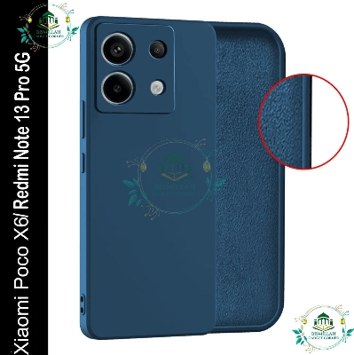 Picture of Premium Liquid Silicone Phone case for Xiaomi Redmi Note 13 Pro 5G / Xiaomi Poco X6 5G Liquid Silicon Mobile Back Case Soft Silicone Phone Cover