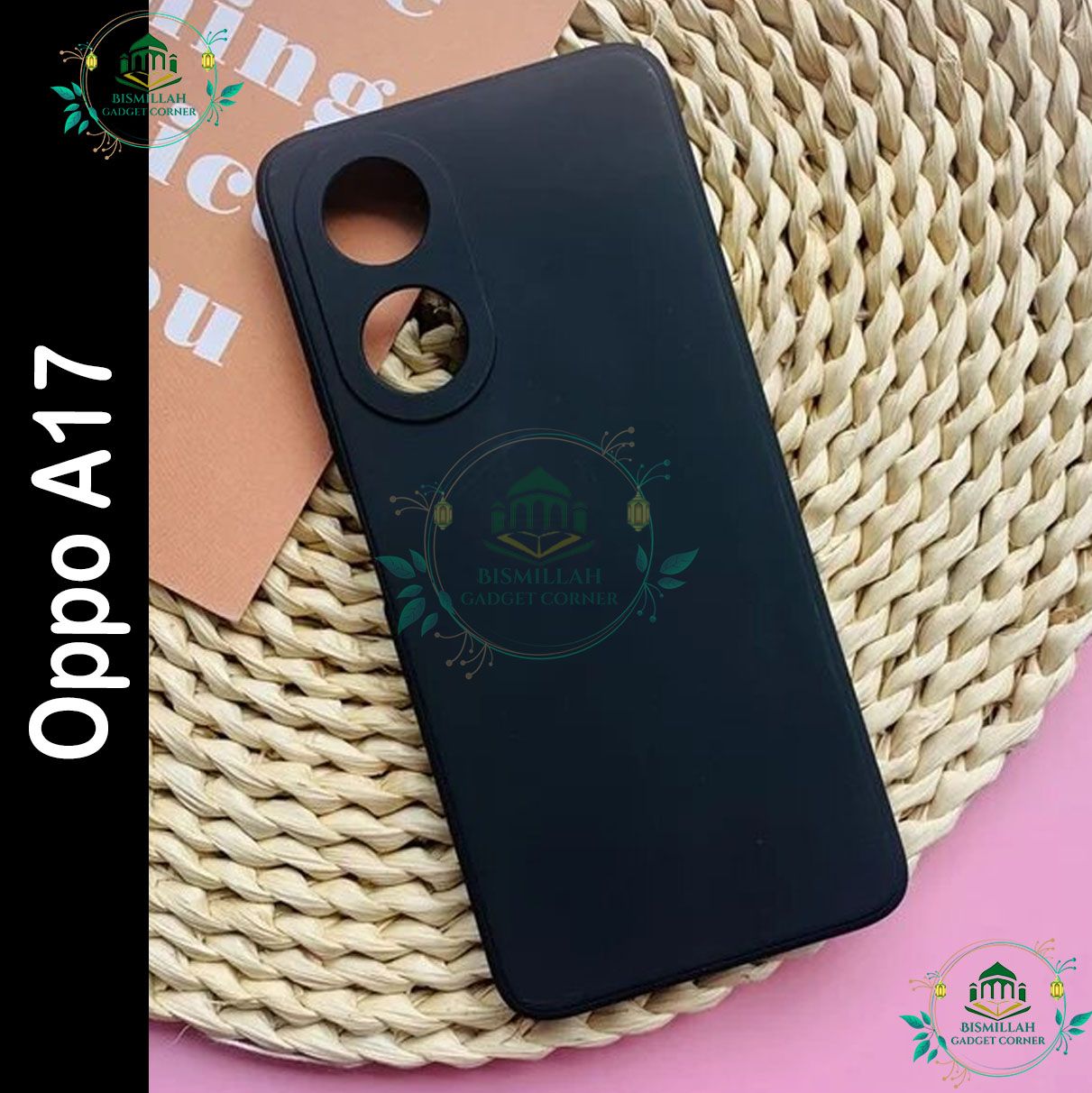 Picture of Premium Liquid Silicone Phone case for Oppo A17 Liquid Silicon Mobile Back Case Soft Silicone Phone Cover