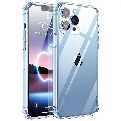 Picture of Transparent Case for iPhone 13 Pro Max Cover Luxury Ultra Thin TPU Clear Shockproof Protective Case for iPhone 13 Pro Max
