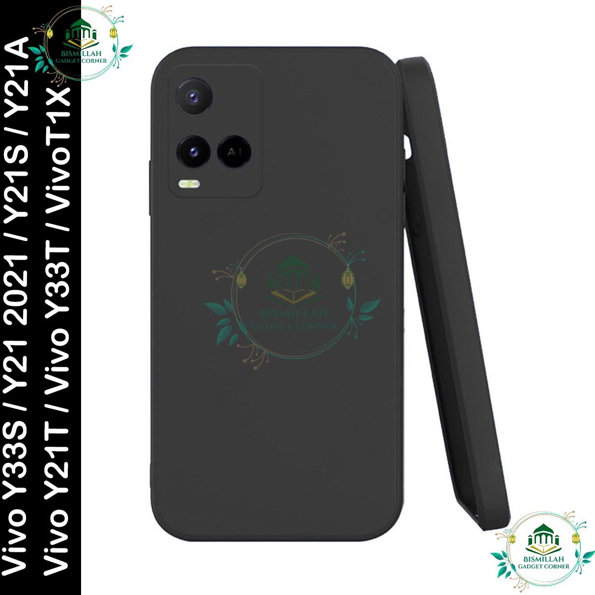 Picture of Premium Liquid Silicone Phone case for Vivo Y21e / Vivo Y33S / Vivo Y21 2021 / Vivo Y21S / Vivo Y21A / Vivo Y21T / Vivo Y33T / Vivo T1X Liquid Silicon Mobile Back Case Soft Silicone Phone Cover